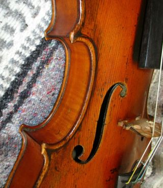 Rare Fine Old Antique 1760 Vintage Italian Master Anselmo Bellosio 4/4 Violin 4