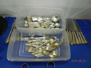 4277 Grams.  925 Sterling Silver Flatware Reed & Barton,  And Towle