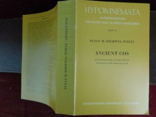 Ancient Cos,  Dorian Settlement By Sherwin - White/ancient Greek Turkey/ Rare 1978