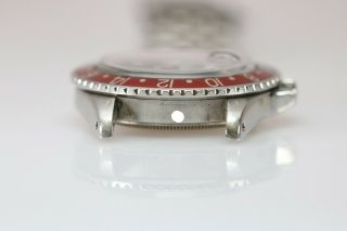 Vintage Rolex GMT Master 1675 Pepsi Bezel Long E Dial Watch Circa 1960s 9