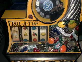 Vintage Bird Of Paradise Watling Slot Machine 5 cent / Nickel,  Updated Listing 2