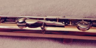 Rare Handmade Rose Gold Plated Pearl Elegante Flute - Open Hole - Straubinger Pads 8