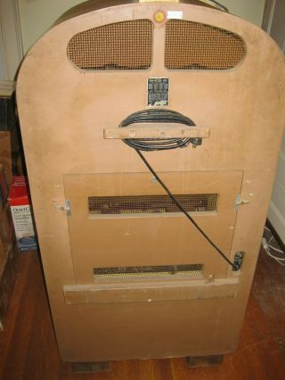 1948 - 49 ANTIQUE JUKE BOX ROCKOLA 1428 MAGIC GLO with Key 8