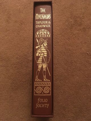 Folio Society The Mycenaeans By Taylour & Chadwick.  Ancient Greece Book