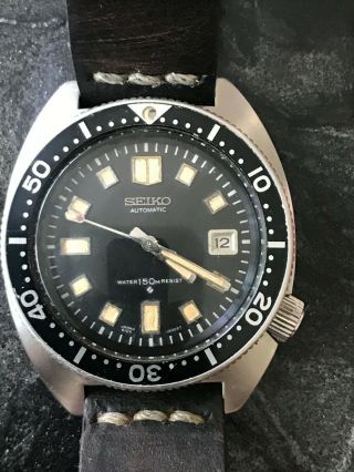 Seiko 6105 - 8009 Vintage Diver Year 1969.  Very Rare
