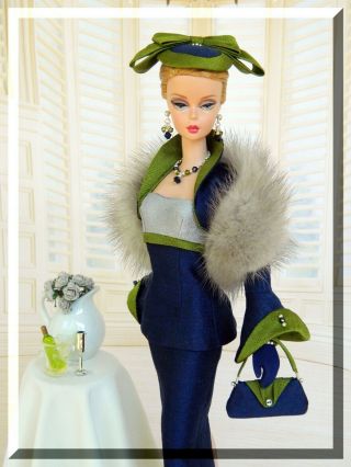 Chartrèse Ooak Fashion Fits Silkstone/vintage Barbie/fashion Royalty Joby