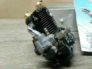 Vintage SAITO FA - 50 GK /GODEN KNIGHT Four stroke engine 8