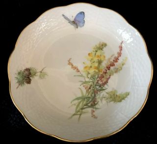 8 Antiques meissen porcelain Berry Bowls Art Nouveau Naturalistic 5