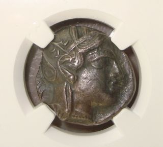 440 - 400 Bc Attica,  Athens Ancient Greek Silver Tetradrachm Ngc Xf 5/5 4/5