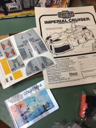 RARE 1981 Vintage Star Wars empire strikes back Kenner imperial cruiser NIB 5