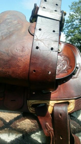 Vintage Balanced Ride Hereford Saddle. 3