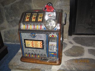 Antique Slot Machine - Pace Bantam - - 10 Cent - 1920 