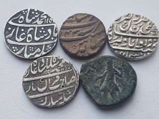 Ancient coin joblot greek islamic mongol mughal india sikh ranjit dev kushan 4