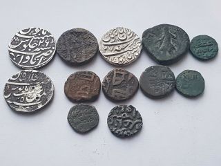 Ancient coin joblot greek islamic mongol mughal india sikh ranjit dev kushan 7