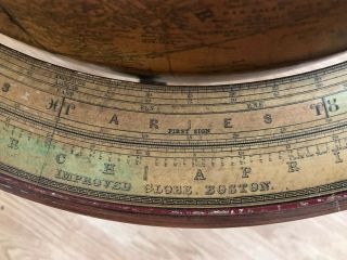 Antique Gilman Joslin Terrestrial Globe,  16 Inches in Diameter 5