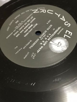 SUN RA & His Myth Science Arkestra LP INTERSTELLAR LOW WAYS rare EL SATURN Vinyl 5