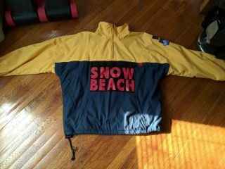 Polo Ralph Lauren Snow Beach Pullover Lg.  (be Aware Of False Listings)
