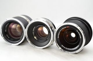 RARE 3 Lens Set Rollei SL66 Film Camera w/ 50mm,  80mm,  150mm Lens Set JP 1789 10