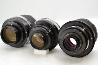 RARE 3 Lens Set Rollei SL66 Film Camera w/ 50mm,  80mm,  150mm Lens Set JP 1789 11