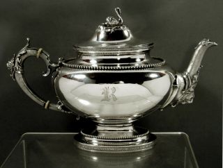 Gorham Silver Teapot C1859 President Lincoln - Smithsonian