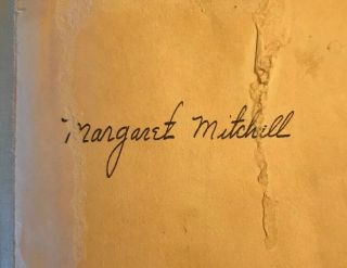 “Gone With The Wind”Very Rare Signed Margaret Mitchell May 1936 First Printing 9