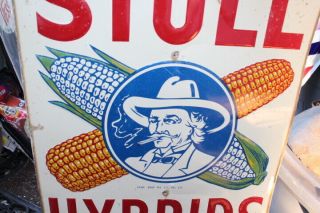 Vintage 1950 ' s Stull Hybrids Seeds Seed Corn Farm 24 