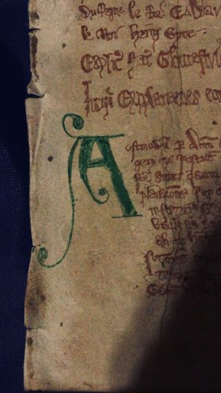 Medieval Ancient Manuscript? On Vellum?