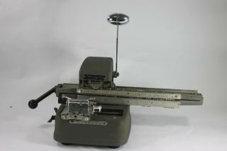 Rare Military Vintage Addressograph Graphotype Dog Tag Machine Class 350