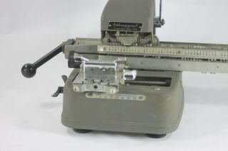 Rare Military Vintage Addressograph Graphotype Dog Tag Machine Class 350 3