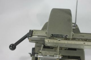 Rare Military Vintage Addressograph Graphotype Dog Tag Machine Class 350 6