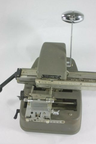 Rare Military Vintage Addressograph Graphotype Dog Tag Machine Class 350 7