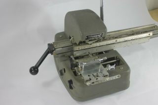 Rare Military Vintage Addressograph Graphotype Dog Tag Machine Class 350 8