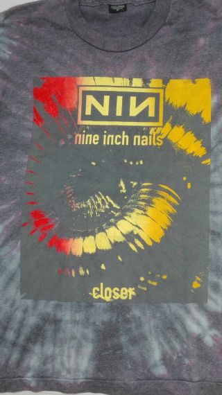 vintage Nine Inch Nails Closer shirt Trent Reznor NIN size XL 2