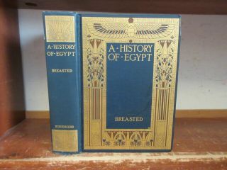 Old History Of Egypt Book Maps Archaeology Ancient Ruins Pyramids Hieroglyphics