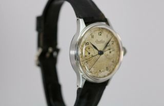 Breitling Duograph Split Second Chronograph Rattrapante Ref 762 Vintage 1940s 11
