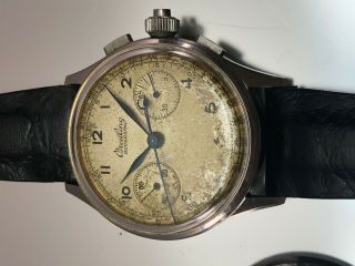 Breitling Duograph Split Second Chronograph Rattrapante Ref 762 Vintage 1940s 5