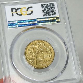 Australia Rare 2000 $1 Mule ERROR Coin Struck with 10c Obverse Die MS62 UNC 2