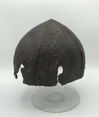 Ancient Byzantine Helmet Late Roman Eastern Orthodox Constantine Crusader