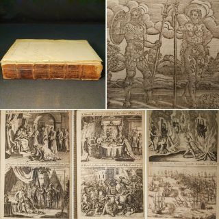 1734 Ancient & Present State England History Howell With Copper Plates Woodcuts