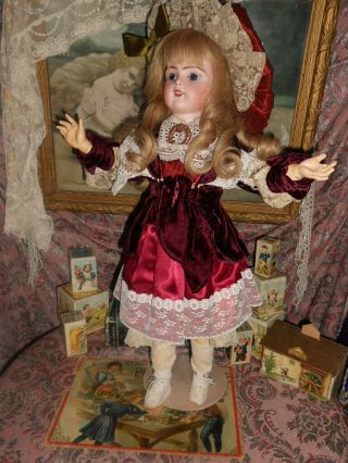Antique French Doll Bebe Bru Jne R 9 5