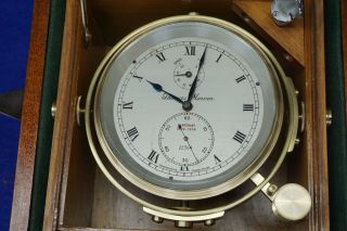 Thomas Mercer Double Box Marine Chronometer,  circa 1958 2
