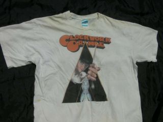 Ultra Rare Vintage Clockwork Orange T Shirt Mens Xl 90s Movie Horror 3