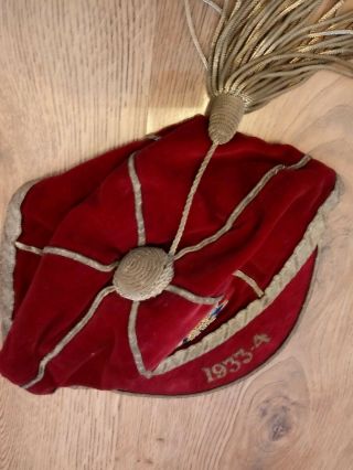 VERY RARE - WALES WELSH PLAYERS RUGBY INTERNATIONAL CAP 1933 - 34 - Vs ENGLAND 7