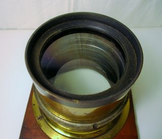 Antique Brass Lens; Voigtlaender & Sons Opt.  Co.  Collinear Series II No.  8 4