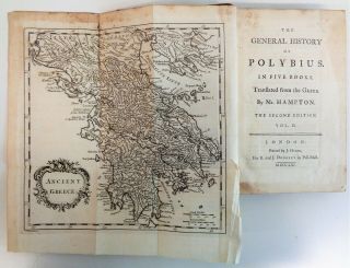 1761 Hampton Vol.  1 - 2 History Of Polybius Ancient Greek Rome Maps