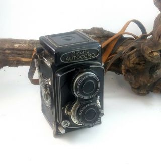 Vintage Minolta Autocord Tlr Camera Rokkor 75mm 181672