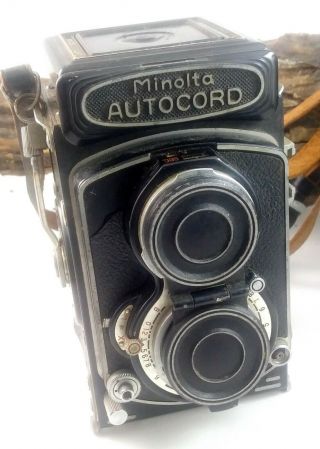 Vintage Minolta Autocord TLR Camera Rokkor 75mm 181672 2