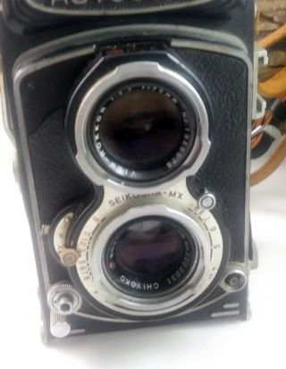 Vintage Minolta Autocord TLR Camera Rokkor 75mm 181672 5