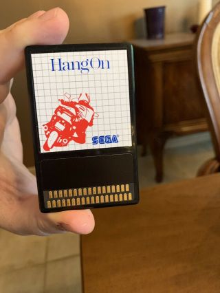 Hang On RED CARD Unique Sega Master System Ulta Rare 4