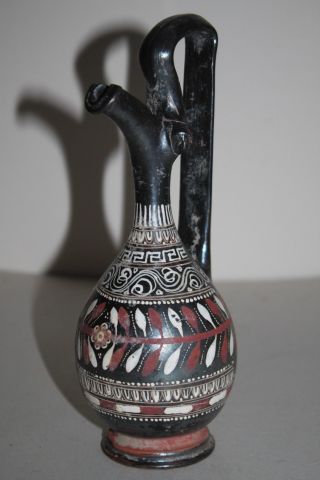 Quality Ancient Greek Gnathian Pottery Prochous 4th Century Bc Wine Jug